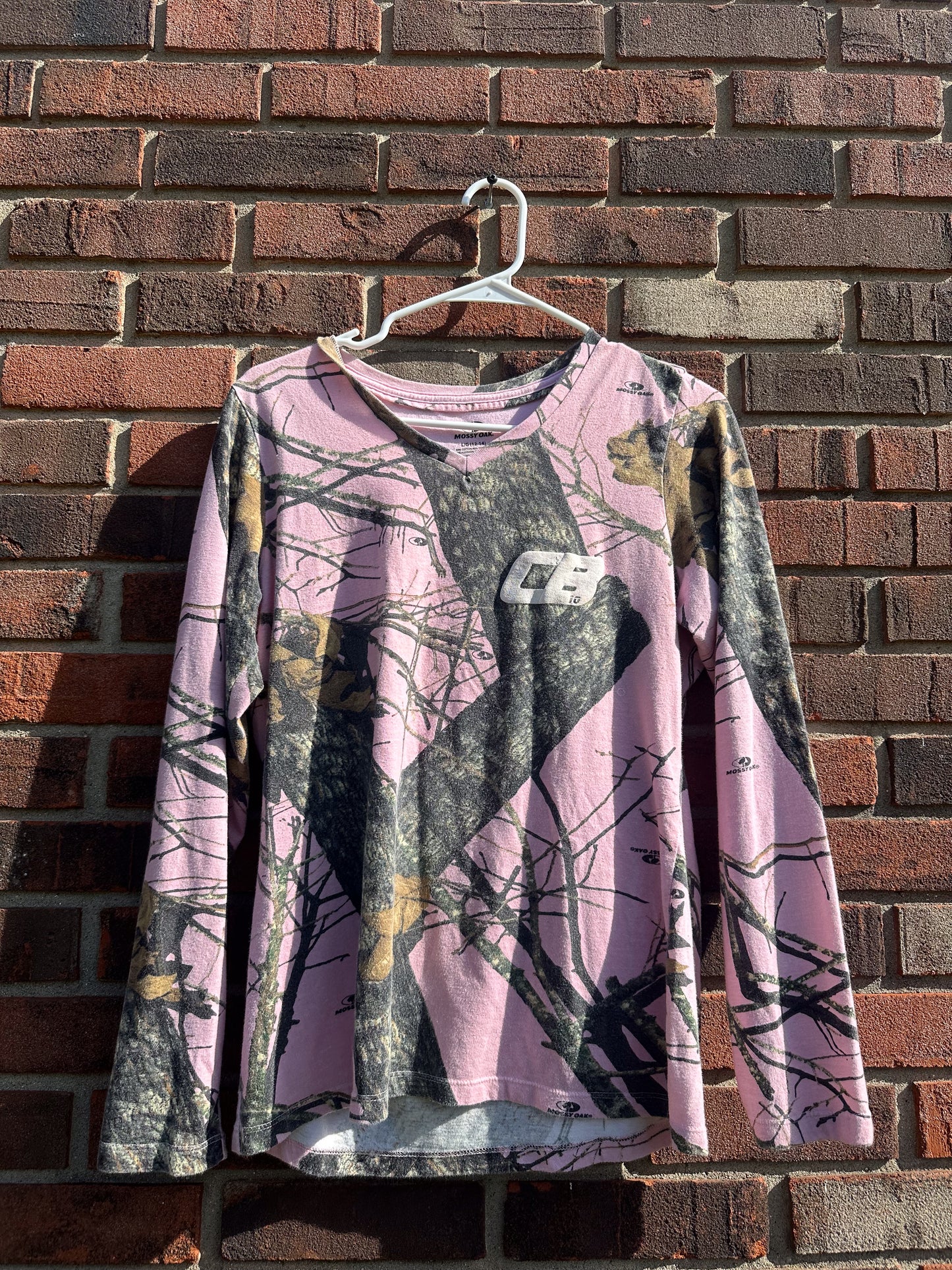 "CB10" Pink camo long sleeve